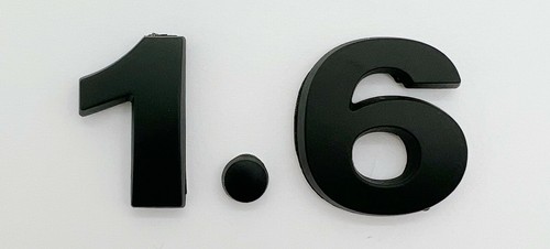 New matte black 3d - 1.6,