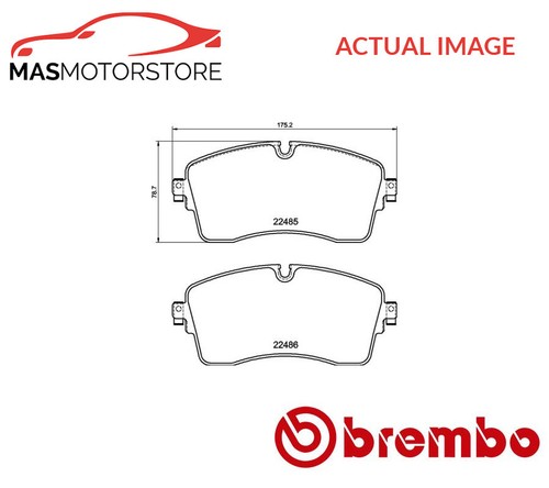 Brake pads set - braking, pad