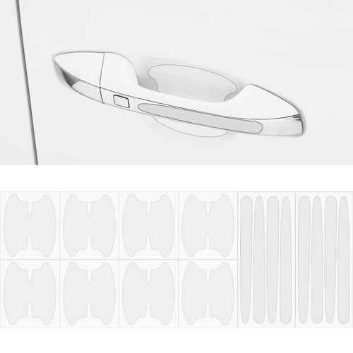 Car door handle scratch - car,