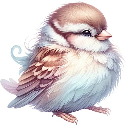 Watercolour bird wall art - watercolour,