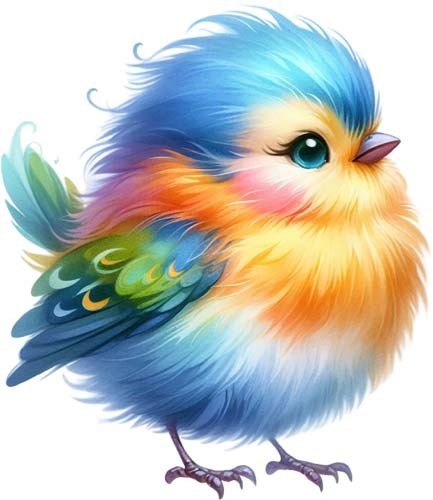 Watercolour bird wall art - bird,