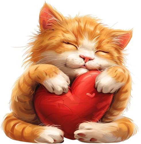 Watercolour kitten wall art - wall,