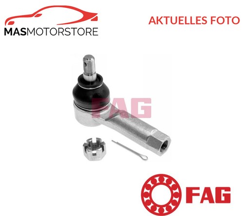 Tie rod end axial - end, front