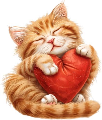 Watercolour kitten wall art - watercolour,