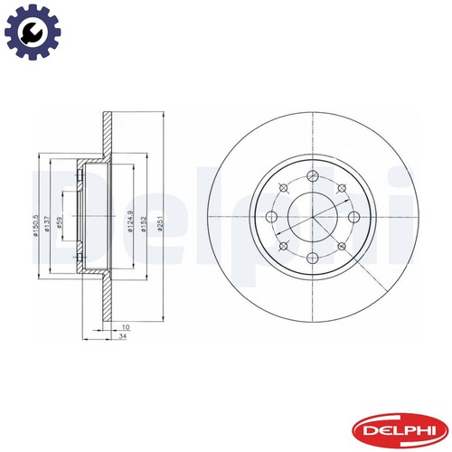 Brake disc bg4312 - brake,