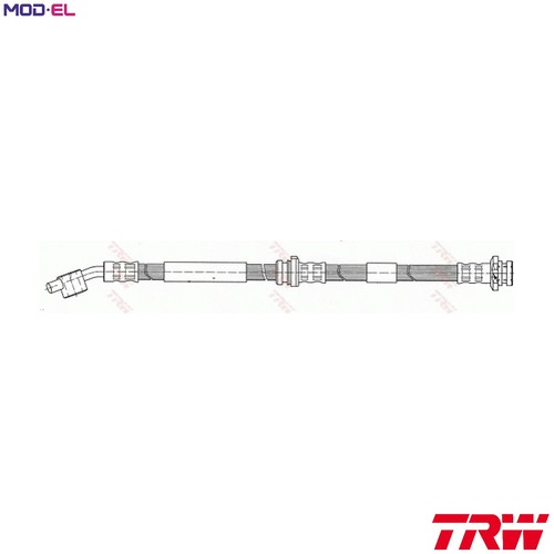 Brake hose phd324 - hose,