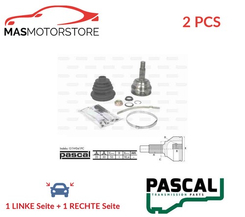 Joint driveshaft pair - driveshaft, wheel