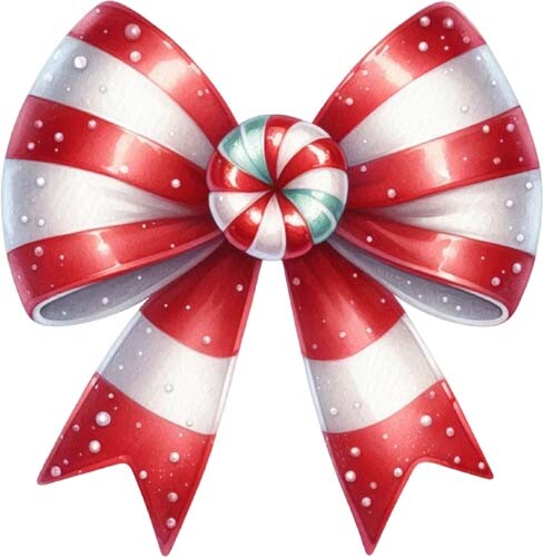 Red white christmas candy cane - christmas,