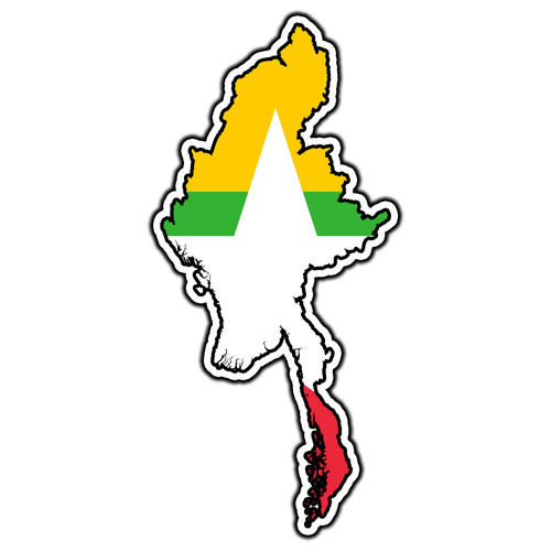 Myanmar country flag - flag, #1