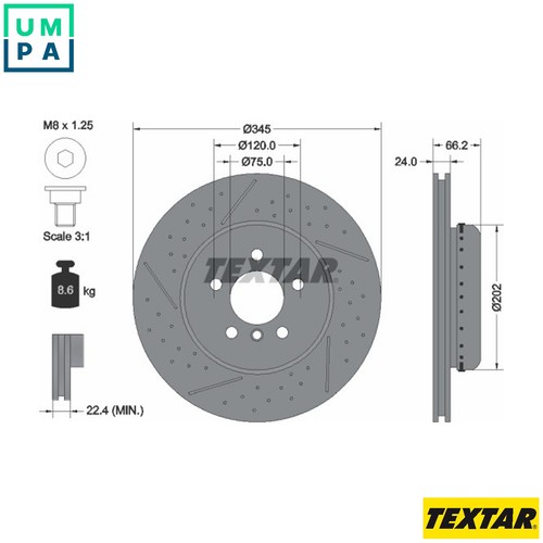 Brake disc 92265525 for - brake,
