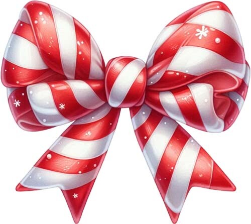 Red white christmas candy - red,