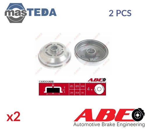 C6x004abe brake drum pair set - brake,
