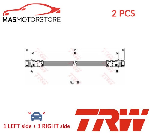 Brake hose line pipe - line, trw