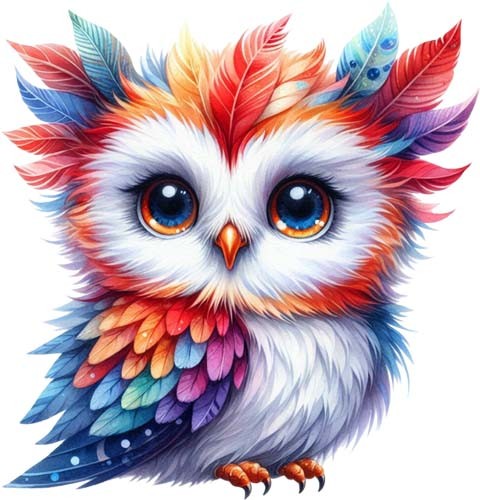 Watercolour owl bird - watercolour,