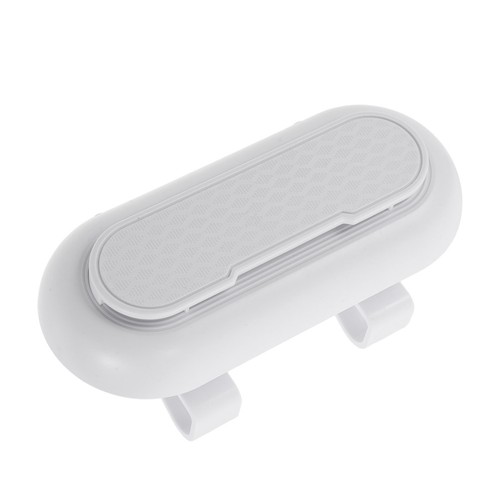 White reusable car visor - white,